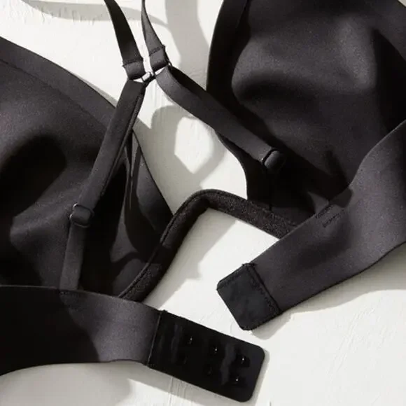 Black Free People Ari Underwire Geometric Bra 34A - Picture 7 of 8